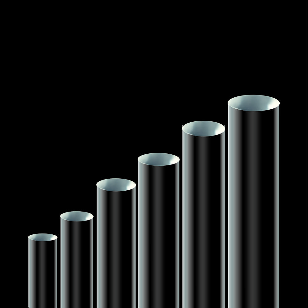 16 Mm Clear Solid Acrylic Round Rod Cast Pmma Bar For Industrial And Creative Use - Color: Transparent