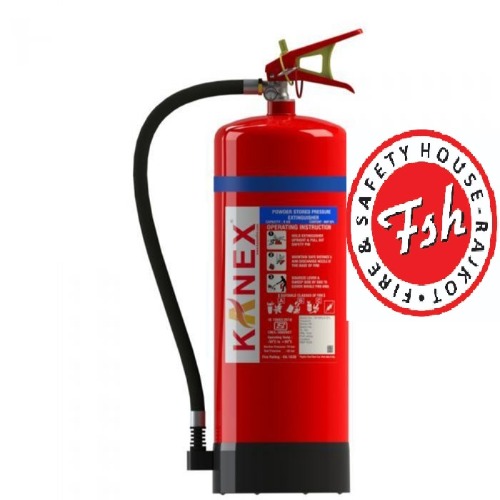 ABC Type Fire Extinguisher 9 Kg - Mild Steel Cylinder, Red Powder Coated, 9 Kg, Brass Valve | ISI Certified, Refillable, ABC Powder MAP50