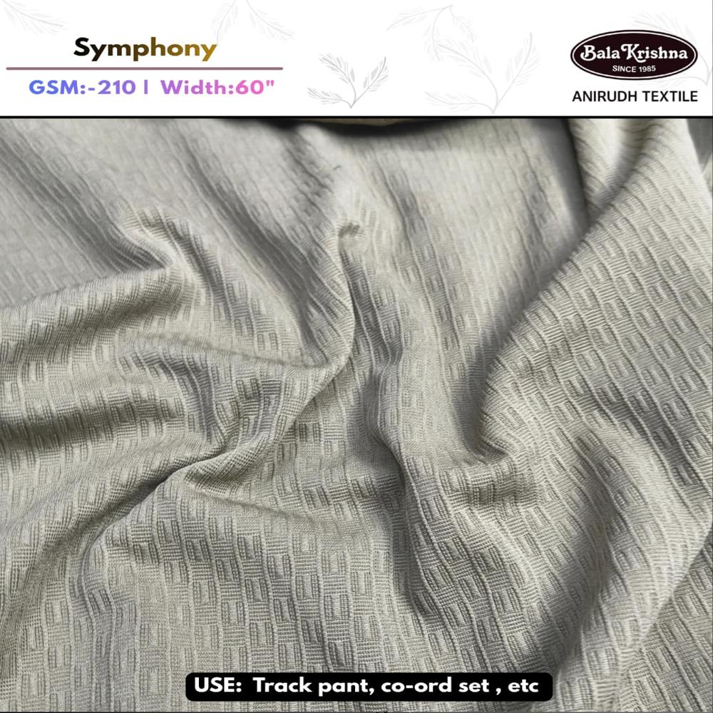 Symphony  polyester Lycra fabric 