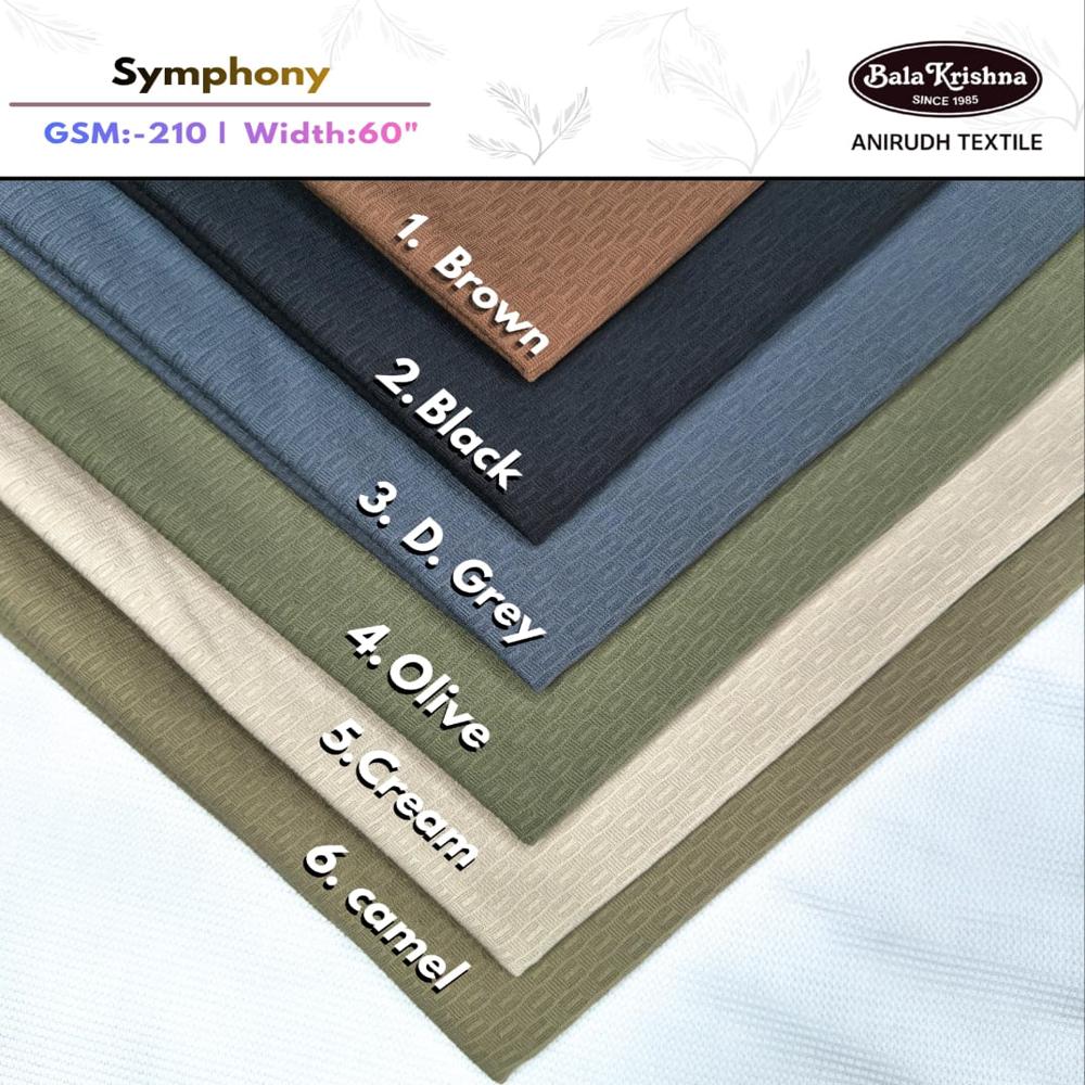 Symphony  polyester Lycra fabric 