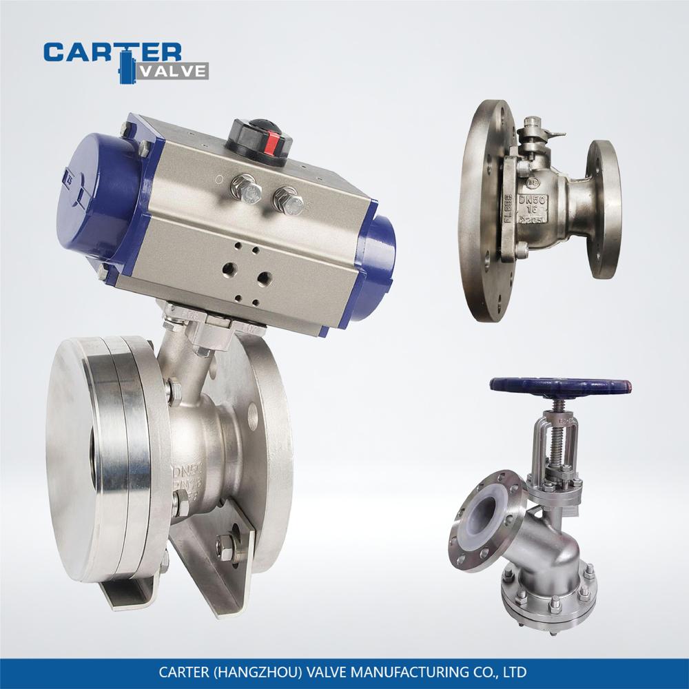 Flush Bottom Valve / Reactor Bottom Valve, Cast Steel, Flanged, Pneumatic Actuated, Flush Type Structure, Acid/Alkali Media, ASME B16.34 Standard