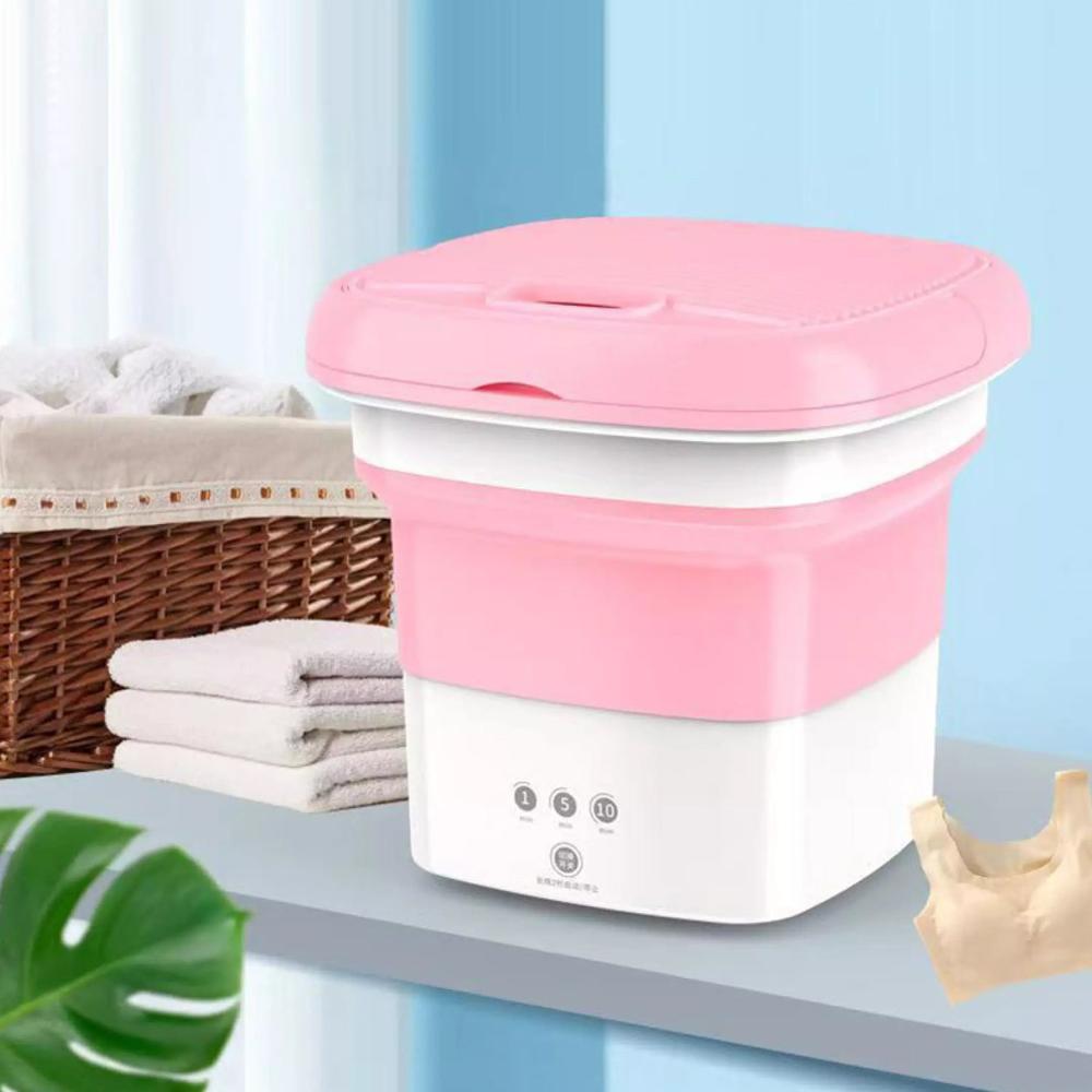 Mini Foldable Washing Machine - Material: Plastic