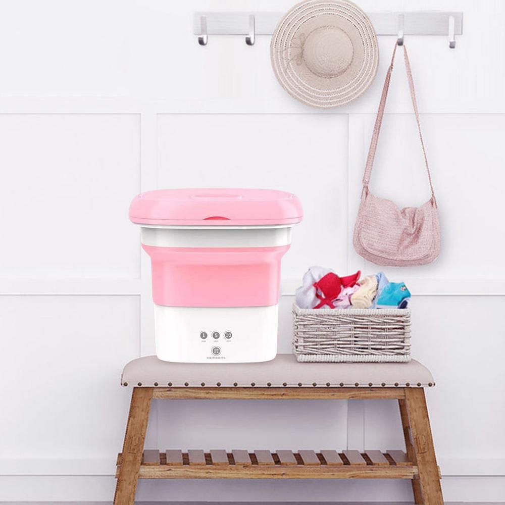 Mini Foldable Washing Machine - Material: Plastic