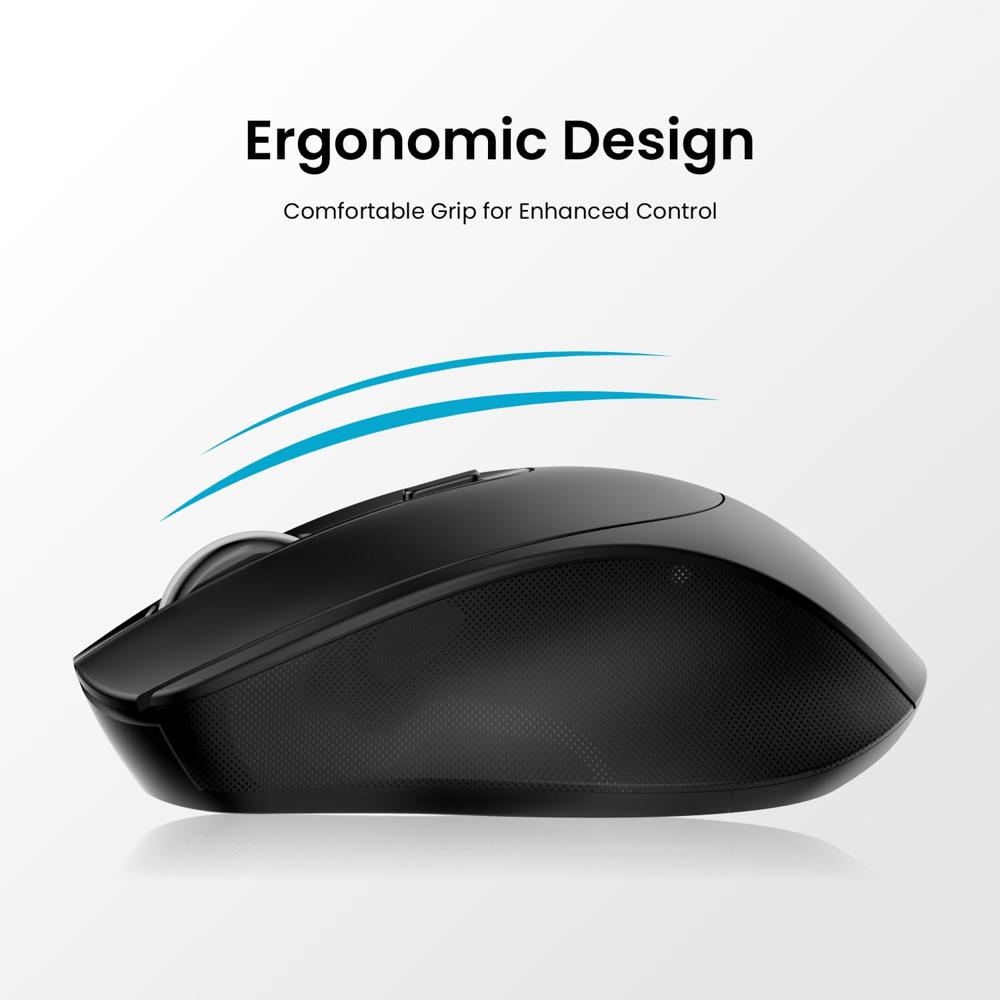Portronics Toad 31 Wireless Mouse with 2.4 GHz Connectivity, USB Receiver, 10m
