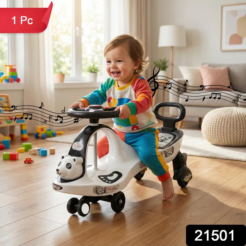 Baby Magic Swing Car Ride-On Toy With Music (1 Pc) - Weight: 22410 Grams (G)