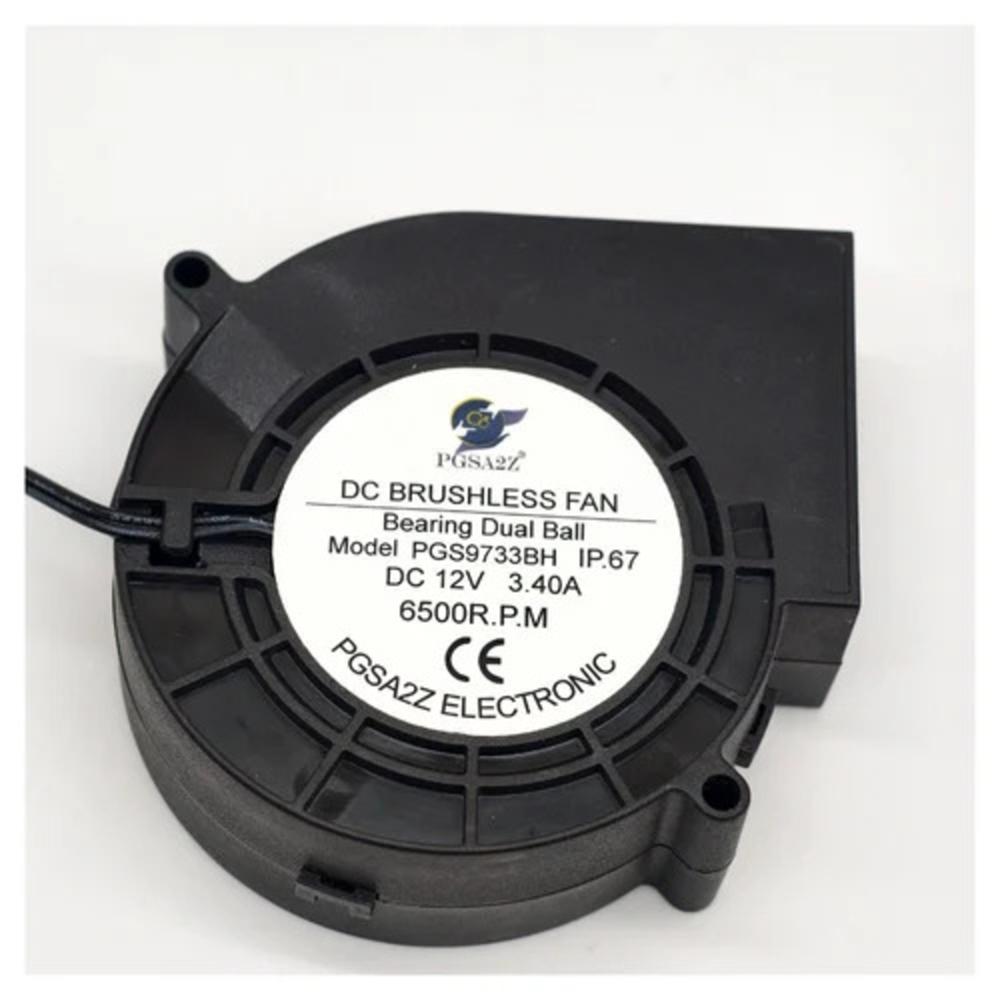 A.K. ENTERPRISES PGS9733BH 12V DC 3.40A 9733mm Ball Bearing Industrial Axial Cooling Blower