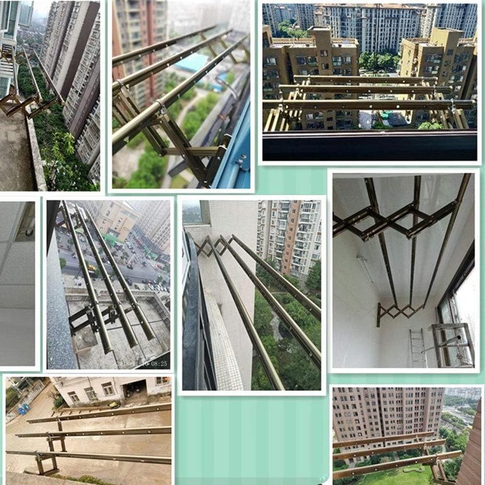 Clothes Rail Rack For Drying Clothes With Foldable Airer & Towel Holder For Home - Color: Mix