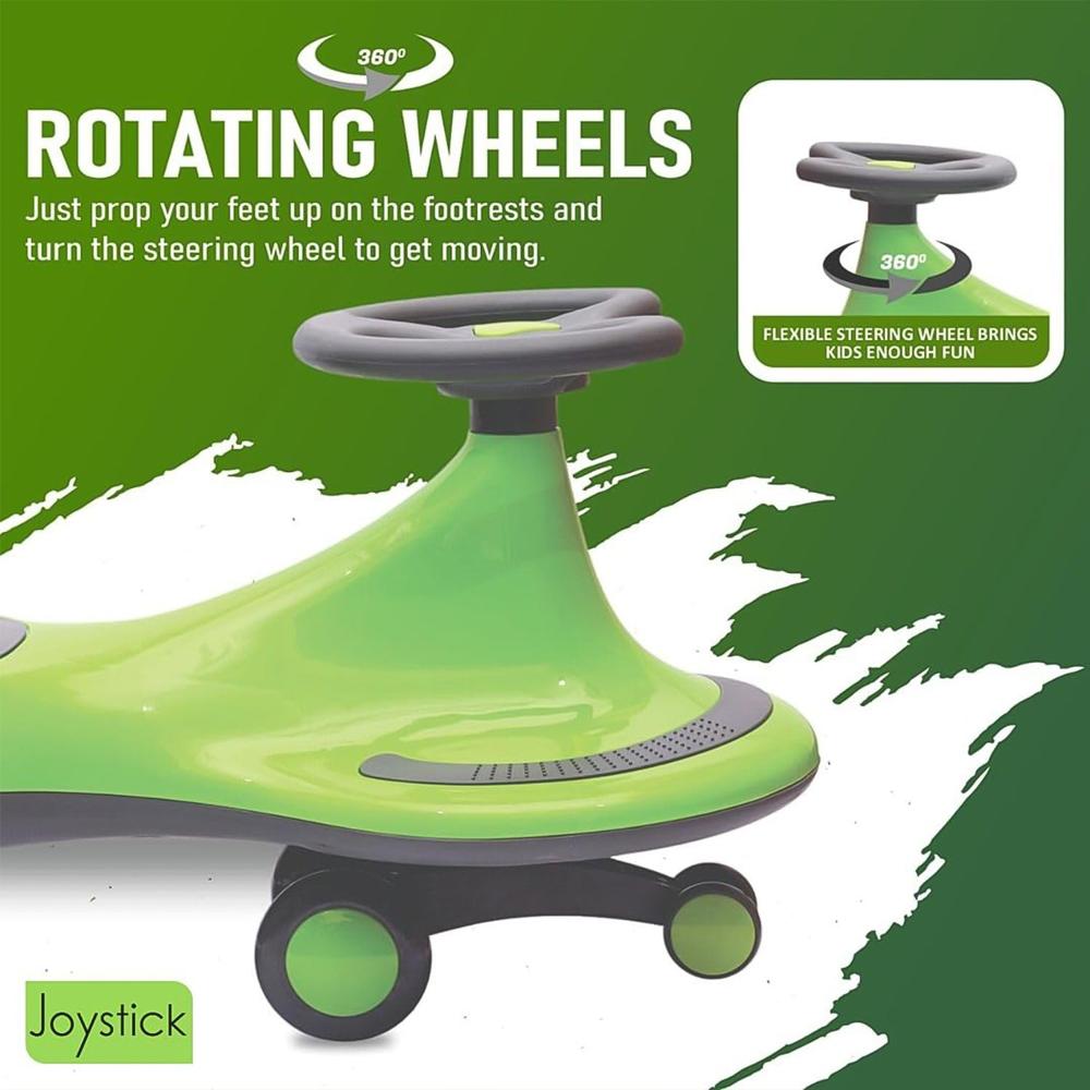 Premium Kids Play Swing Car Kids Ride On Toy (1 Pc / Mix Color) - Weight: 15000 Grams (G)
