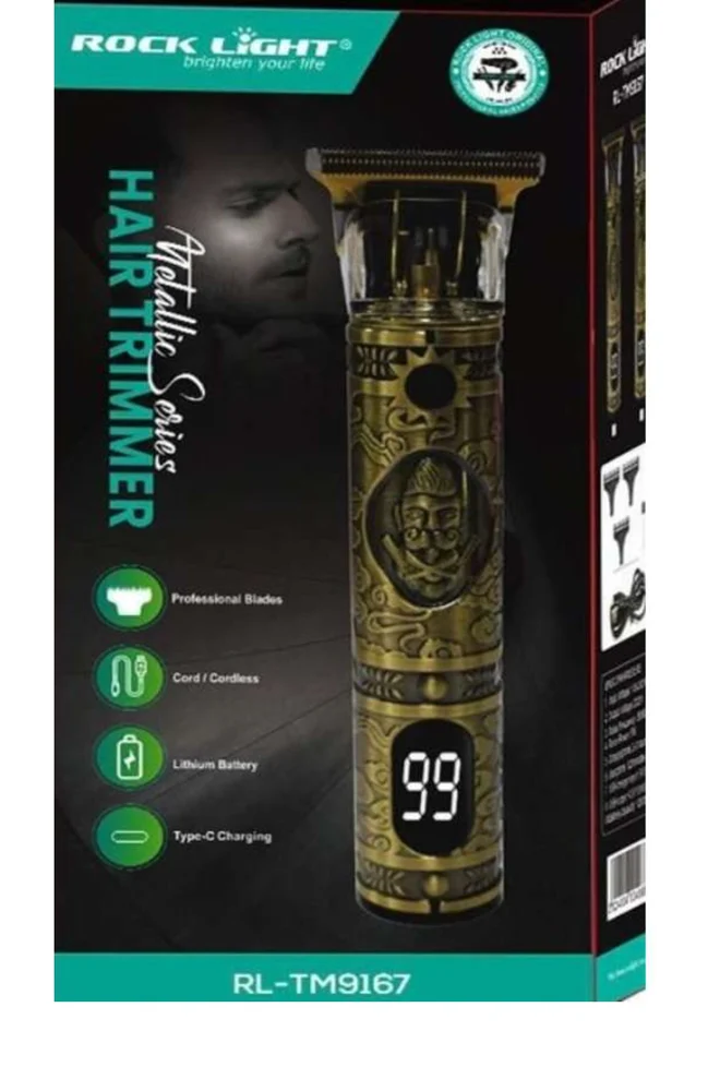 T-Blade, Low Noise, Adjustable Comb, Digital Display, Quick Charge