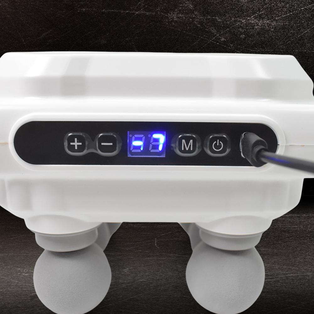 Handheld Full Body Massager 6-Head Massage Gun (1 Pc / Mix Color) - Product Type: Beauty Products