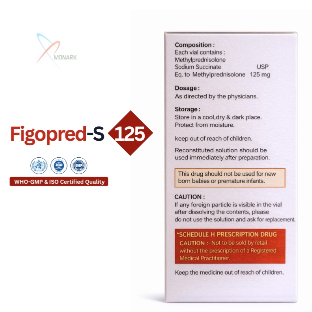 Methylprednisolone 125 mg  Sodium Succinate For Injection USP