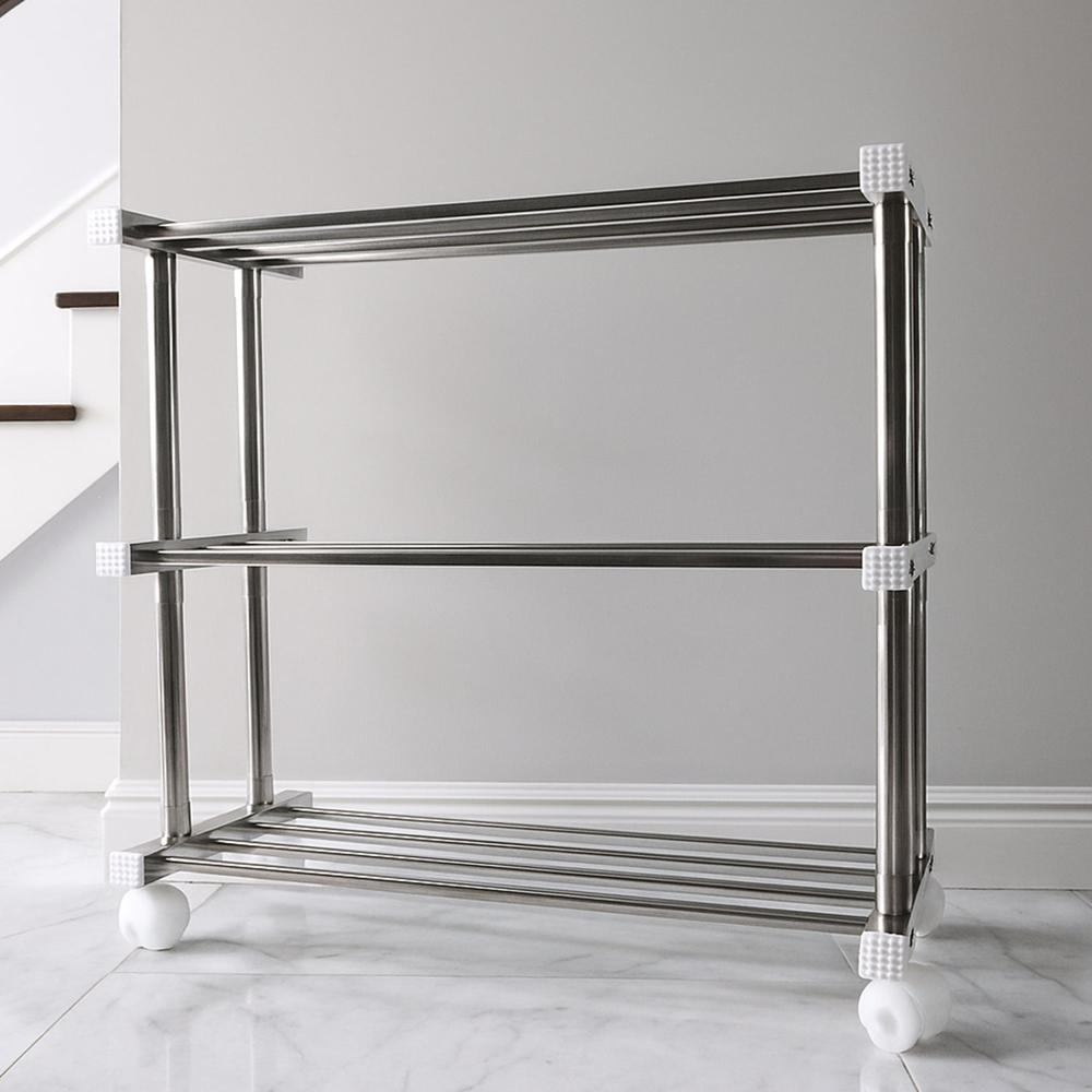 Supermom Stainless Steel Multipurpose Shoe & Storage Rack - (1 pc)