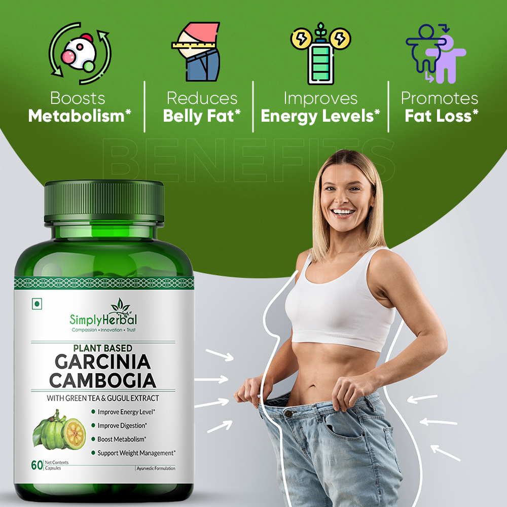 Simply Herbal Garcinia Cambogia Extract Weight Management Supplement