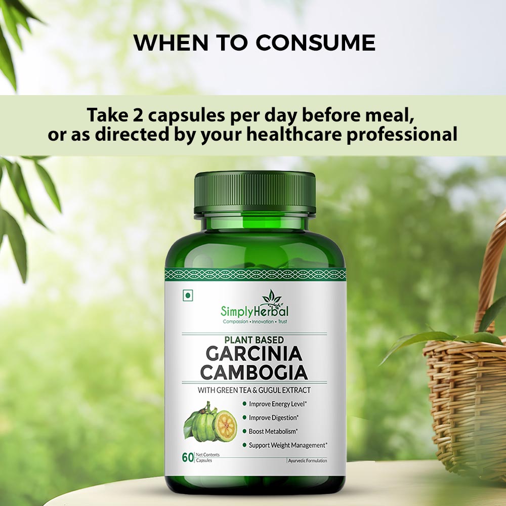 Simply Herbal Garcinia Cambogia Extract Weight Management Supplement