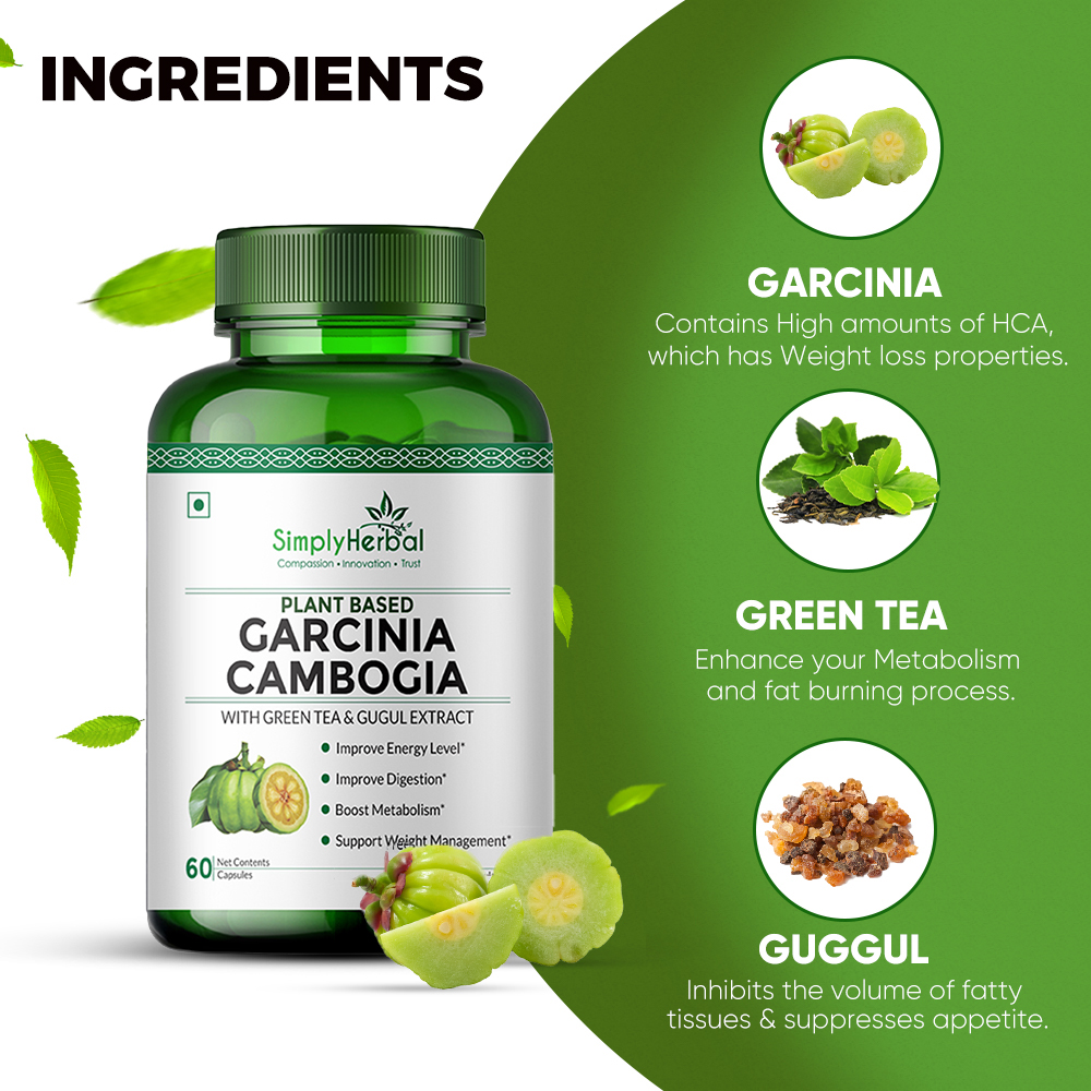 Simply Herbal Garcinia Cambogia Extract Weight Management Supplement