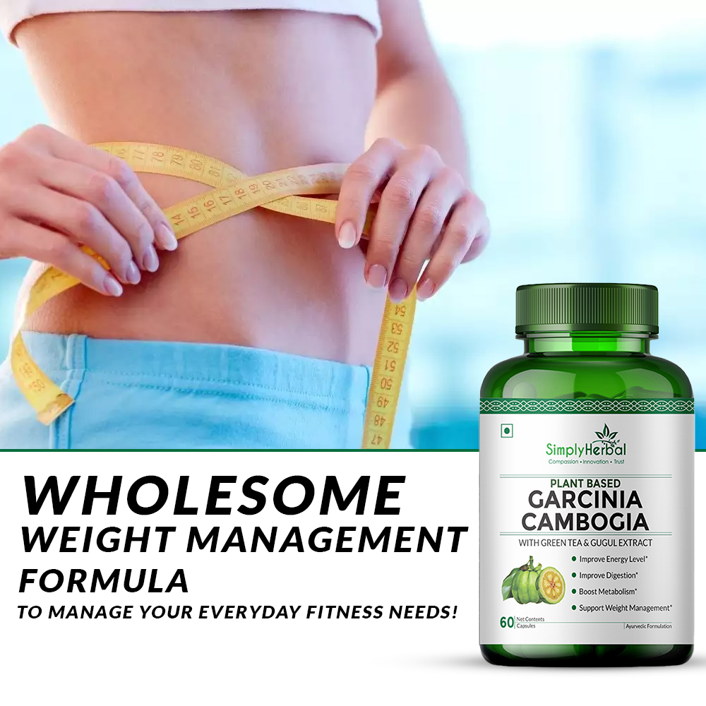 Simply Herbal Garcinia Cambogia Extract Weight Management Supplement