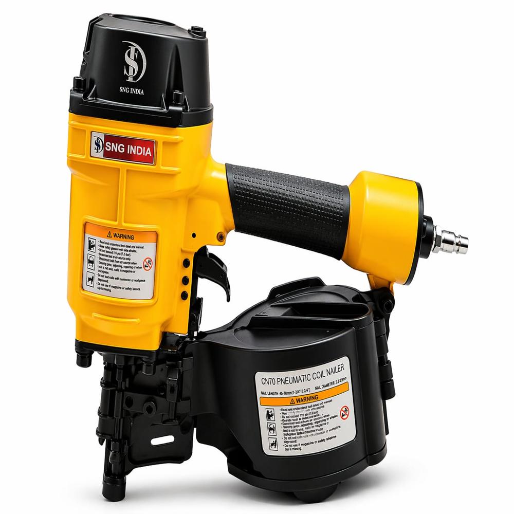 OCN70(Coil Nailer, Pneumatic Nail Gun for Roofing and Framing)