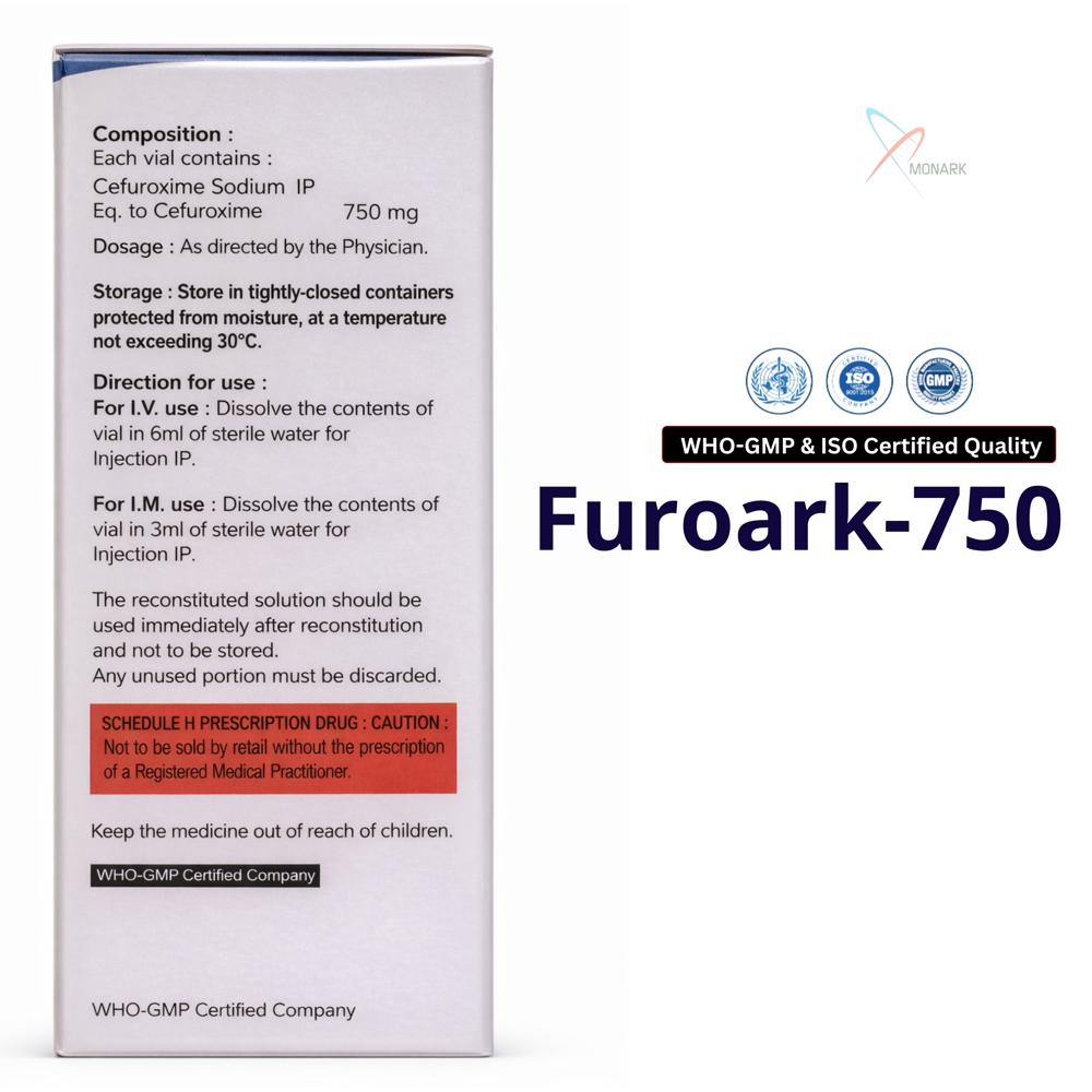 Cufuroxime 750mg njection