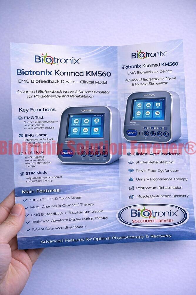 Konmed KM-560 Biofeedback Machine with EMG and Gaming Therapy