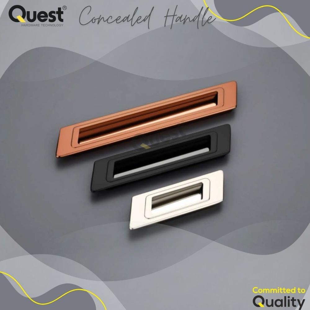 96mm Concealed Handle Satin Finish for wardrobe