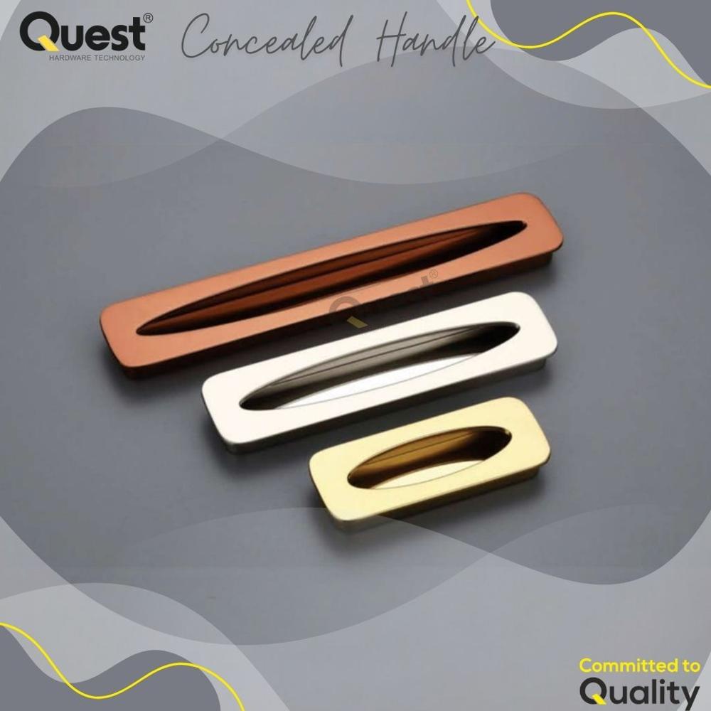 Black Matt Concealed Handle