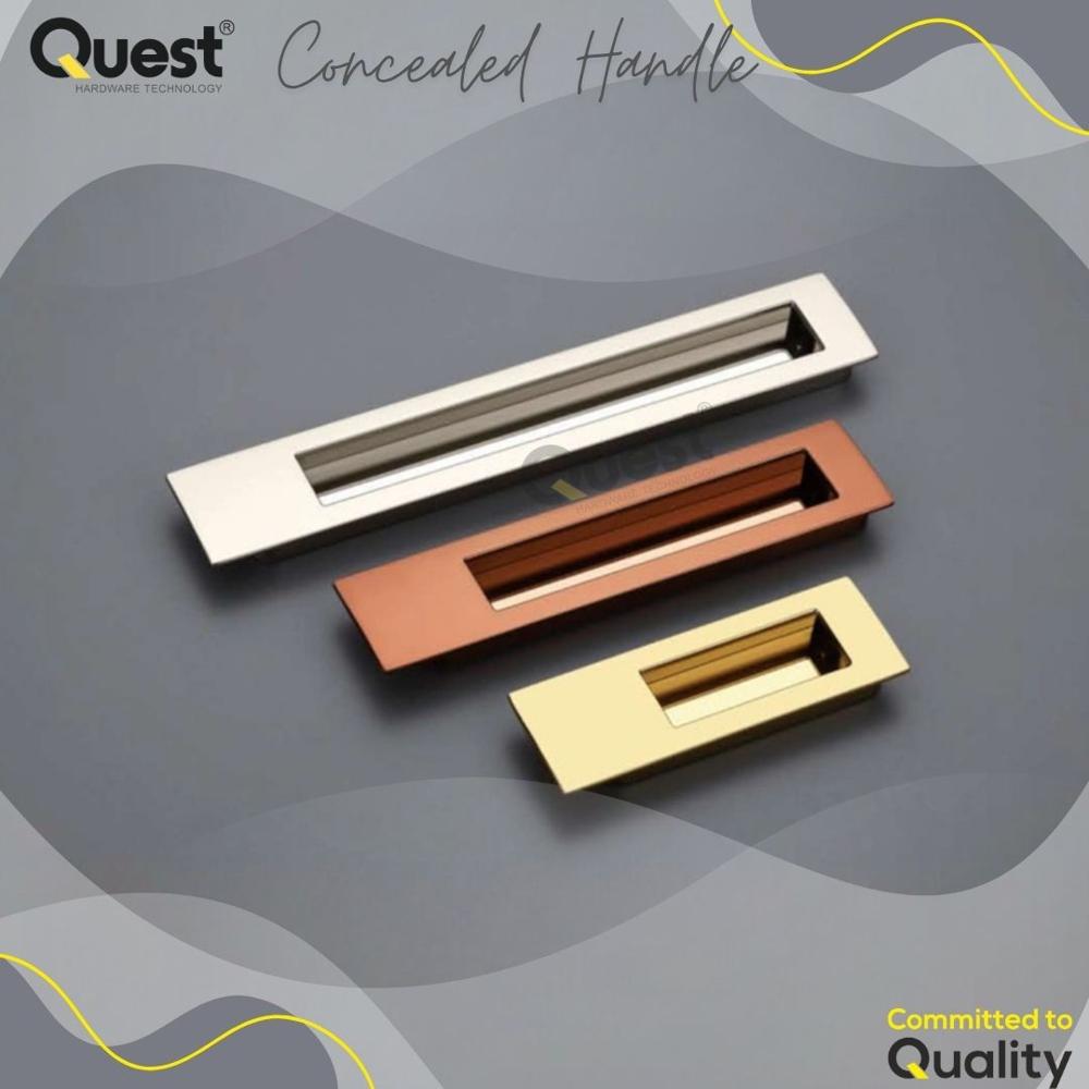 Black Matt Concealed Handle