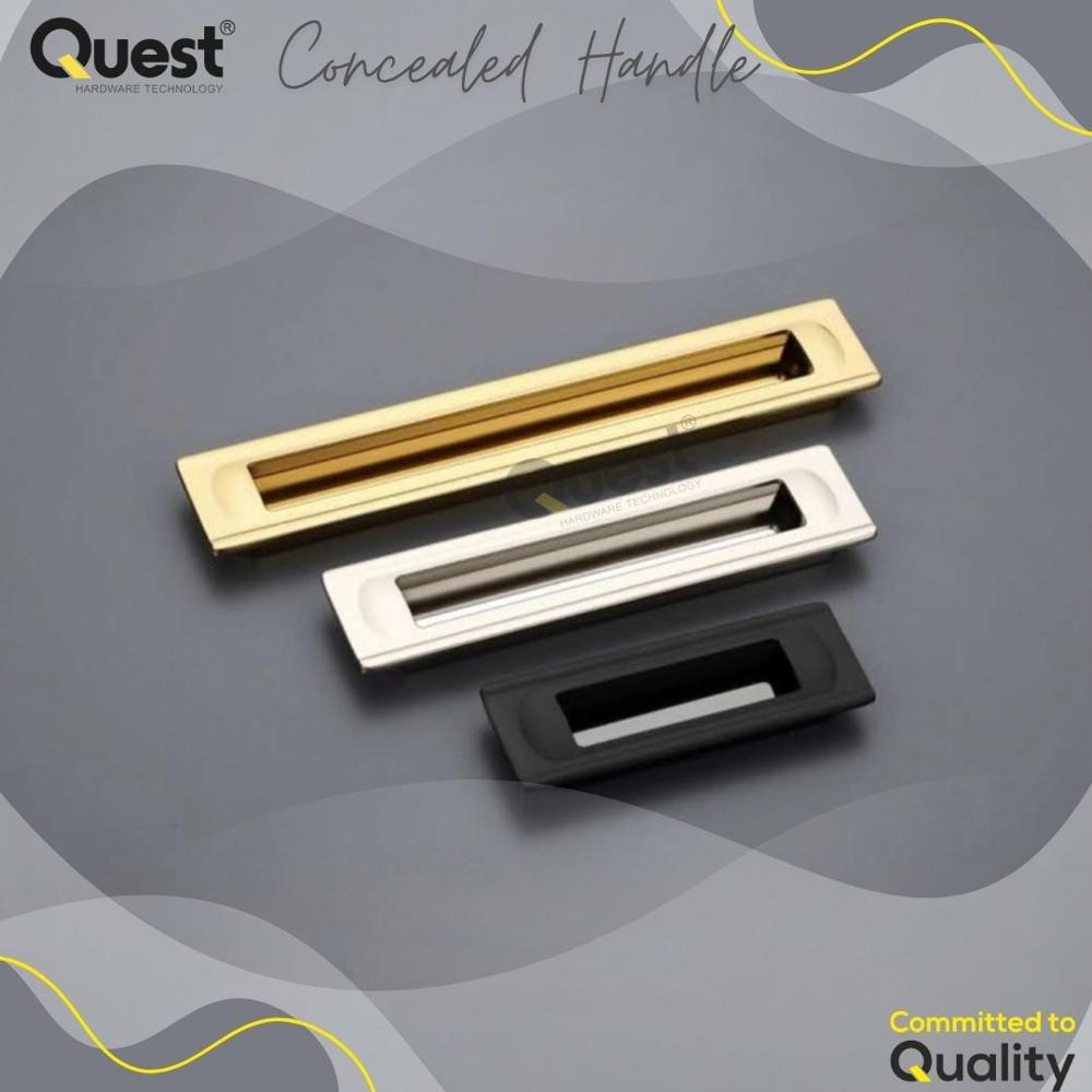 Black Matt Concealed Handle