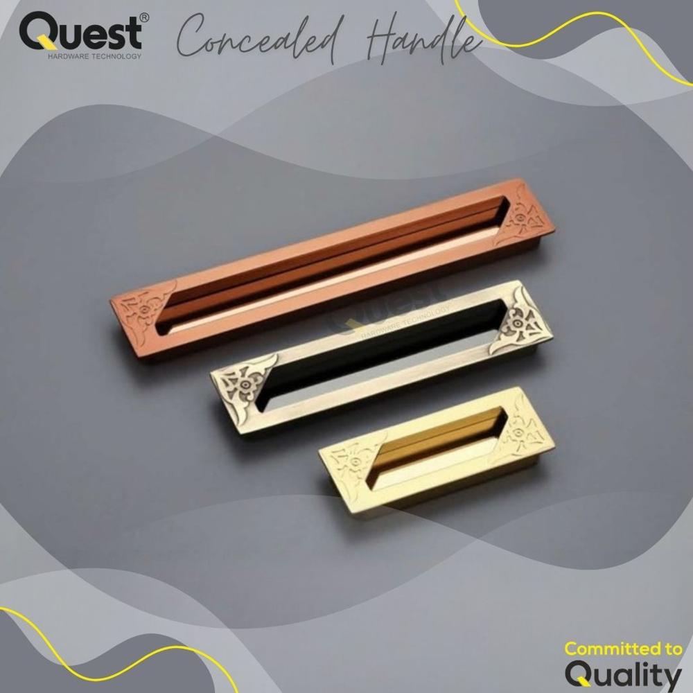 Black Matt Concealed Handle