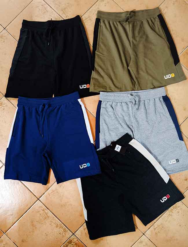 M11610 | Mens French Terry Shorts With Side Cut Panel