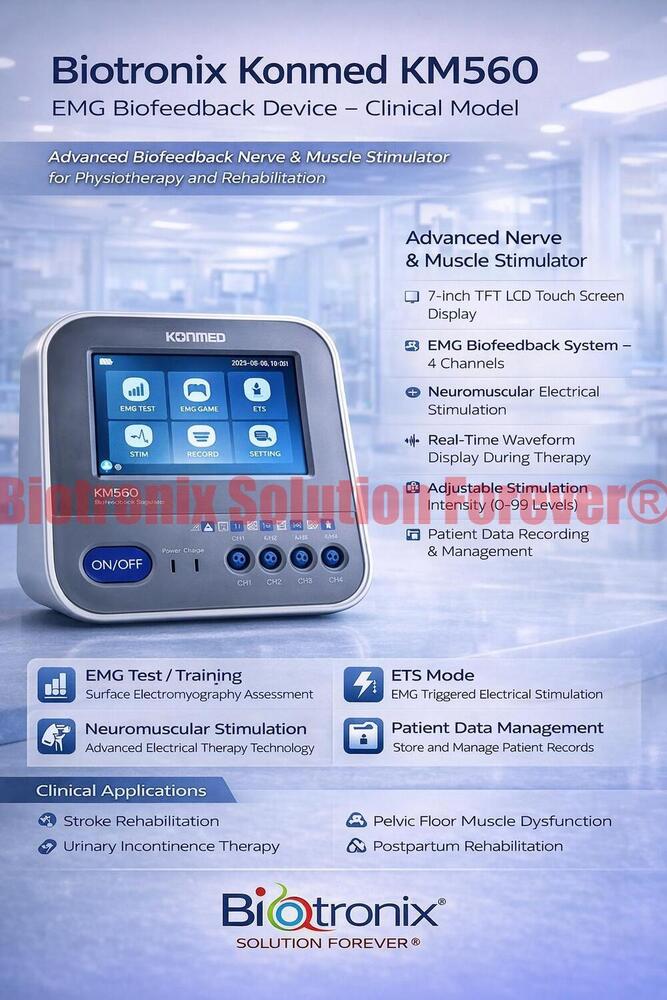 Konmed KM-560 Clinical Biofeedback Device with Multi Modes
