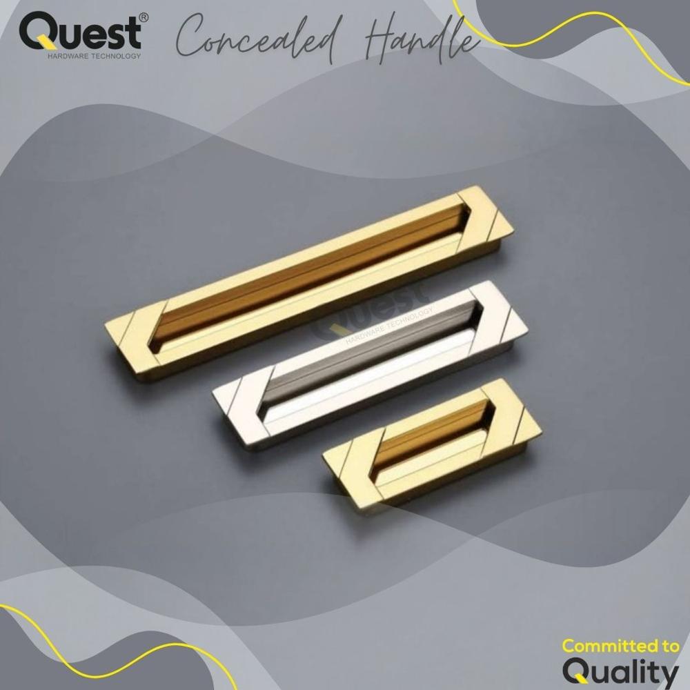 Black Matt Concealed Handle