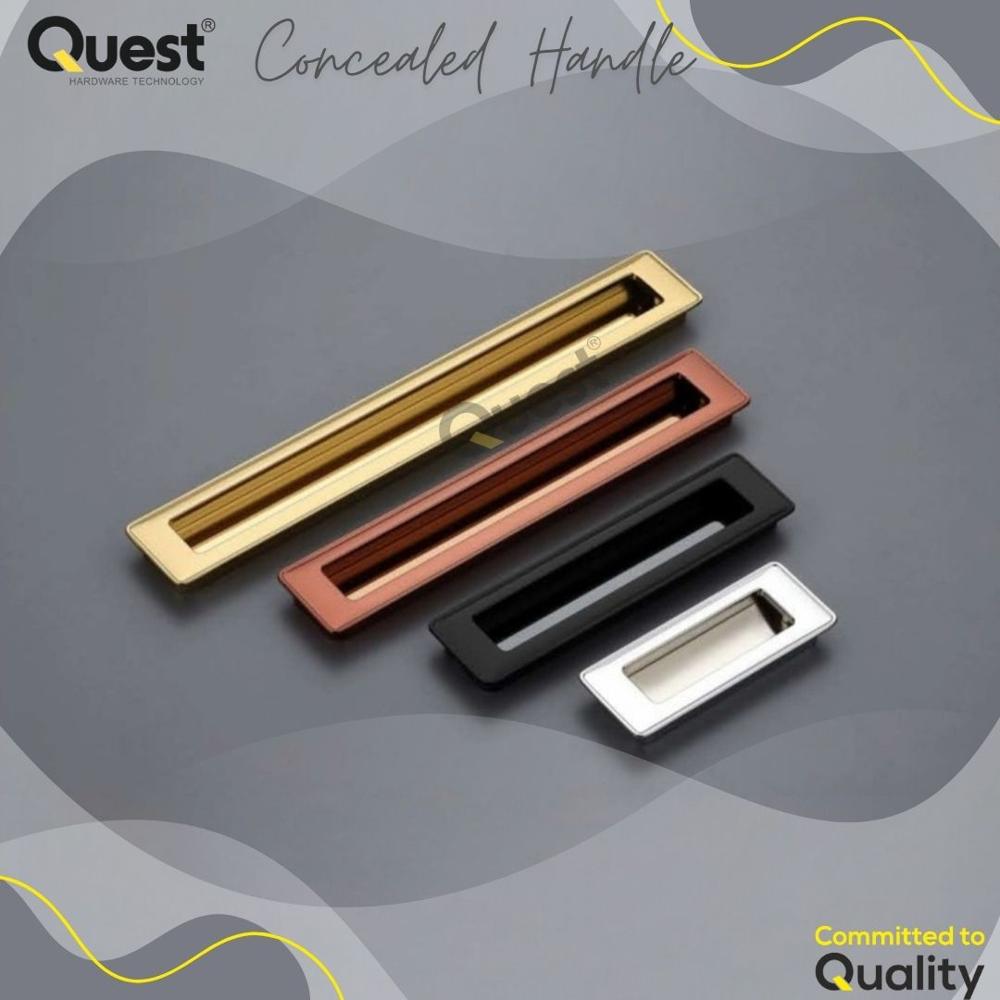 Black Matt Concealed Handle