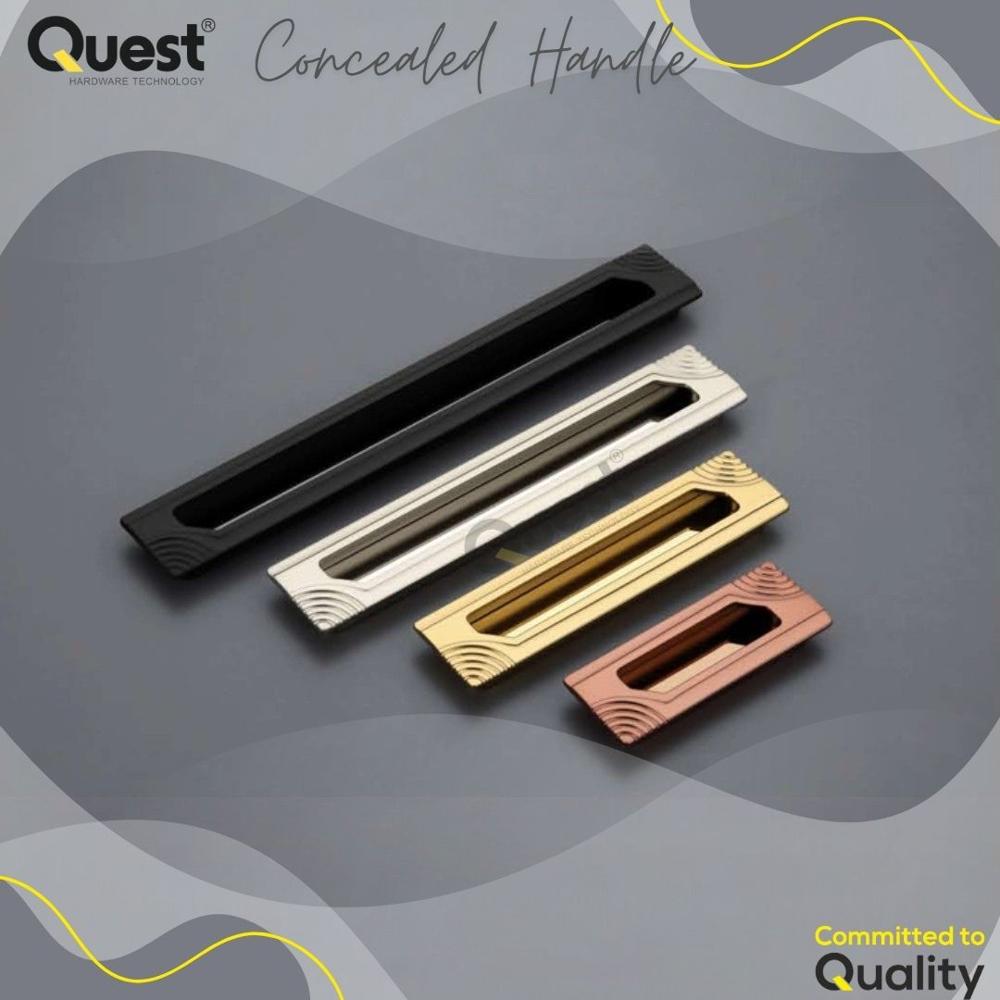 Black Matt Concealed Handle