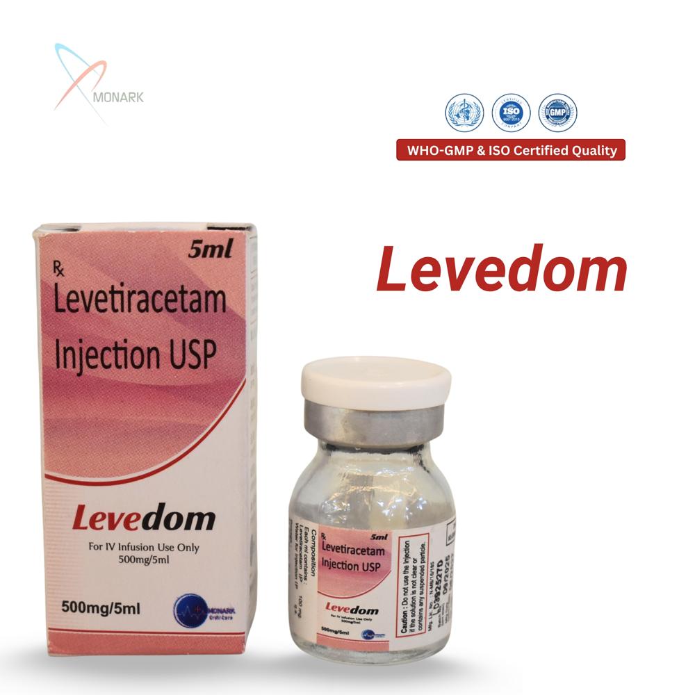 Levetiracetam 100mg Injection - Usp Type I Glass Vial, Preservative-free | Iv Anticonvulsant For Seizure Management