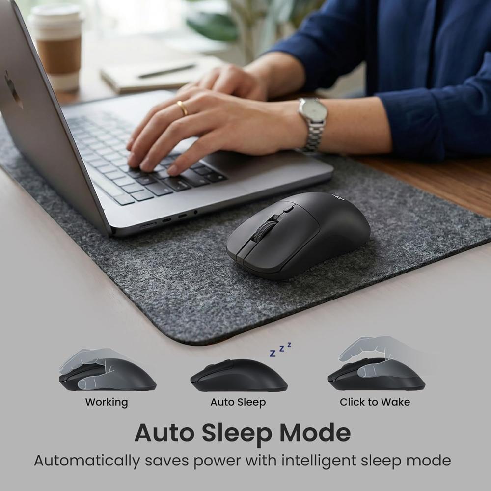 Portronics Toad 33 Wireless Mouse with 2.4 GHz Wireless Receiver, Adjustable Sensitivity,