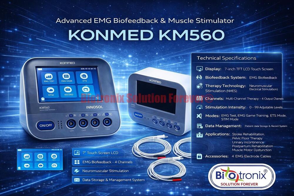 Konmed KM-560 EMG Biofeedback System for Muscle Rehab