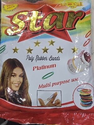 Star Poly rubber Bands