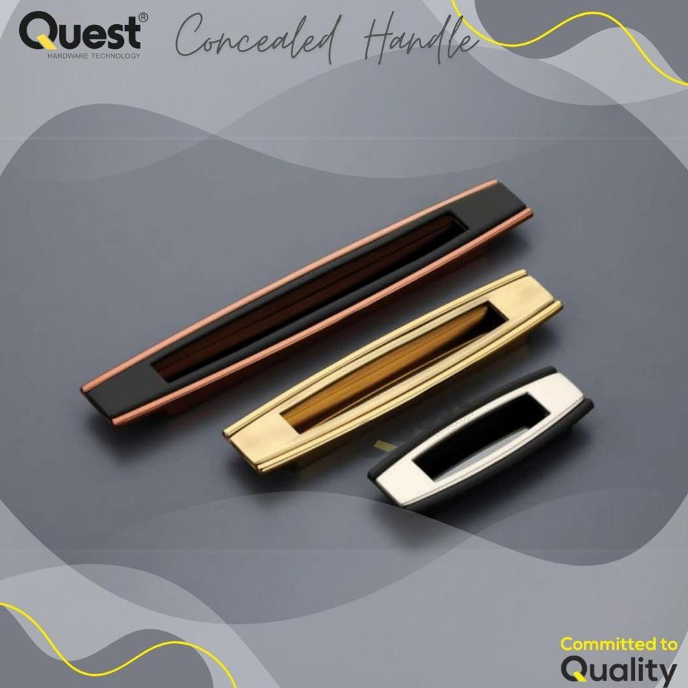 Brushed Nickel Concealed Handles