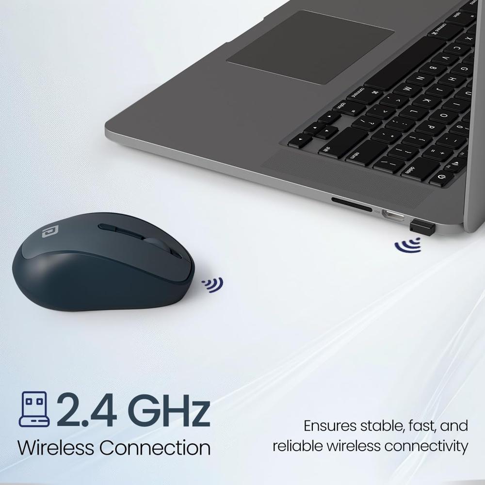 Portronics Toad 34 Wireless Mouse with 2.4 GHz Wireless,