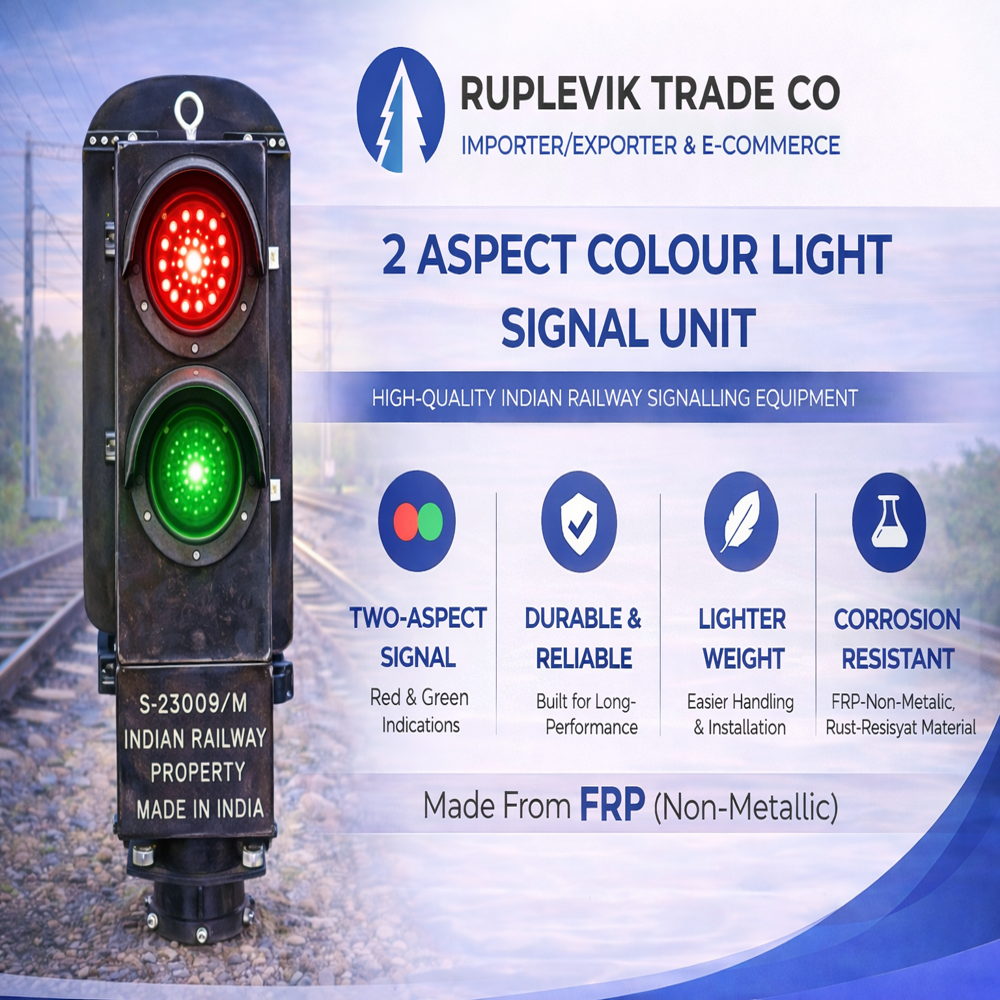 CLS UNIT 2 ASPECT FRP MADE WITH CI MOUNTING SOCKET AND TOP PLATE COMPLETE UNIT TO DRG NO. SA23003A/M