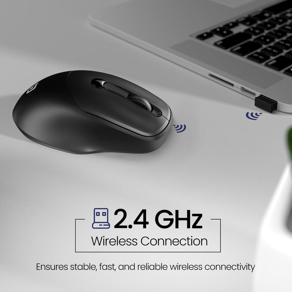 Portronics Toad 35 Wireless Mouse with 2.4 GHz Wireless, Adjustable