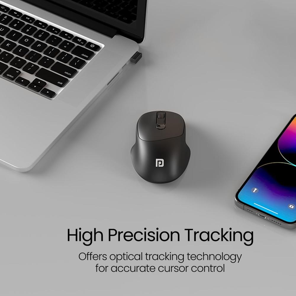 Portronics Toad 35 Wireless Mouse with 2.4 GHz Wireless, Adjustable