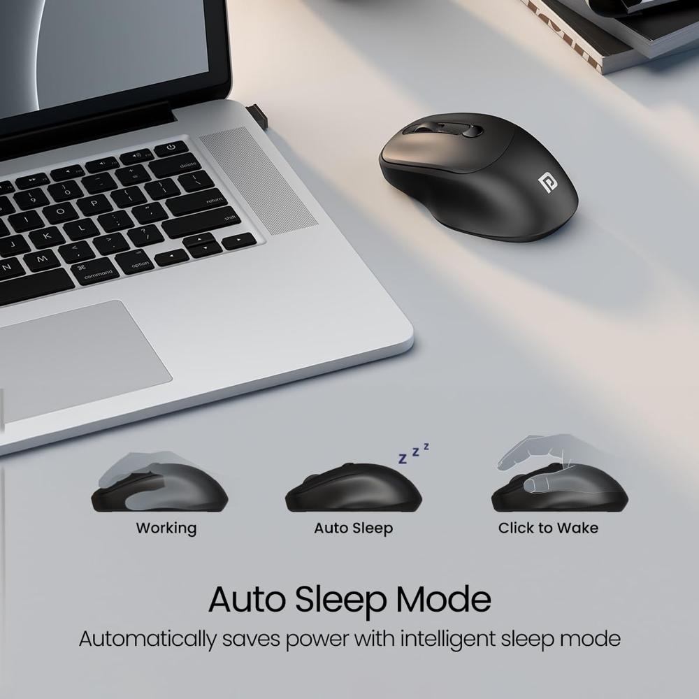 Portronics Toad 35 Wireless Mouse with 2.4 GHz Wireless, Adjustable