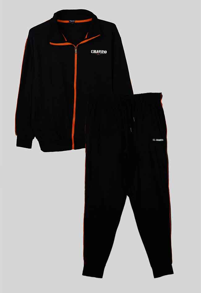M11609 | CHARRO Mens Full Zipper Jogger Sets