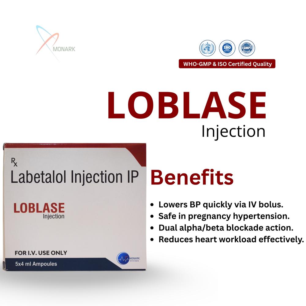 Labetatol Hydrochloride IP 5 mg Injection  (TRAY PACK)