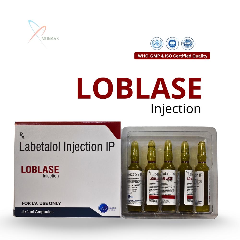Labetatol Hydrochloride IP 5 mg Injection  (TRAY PACK)