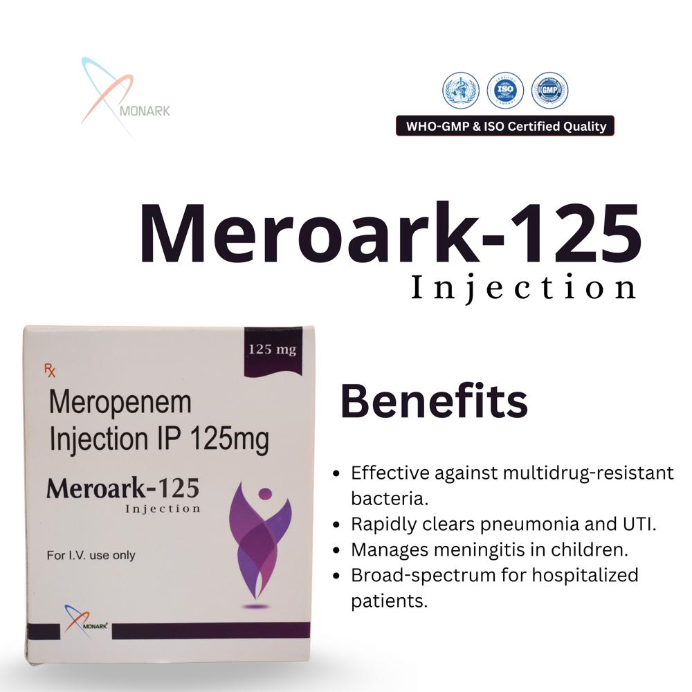Meropenem-125mg Injection - Brand Name: Meroark-125