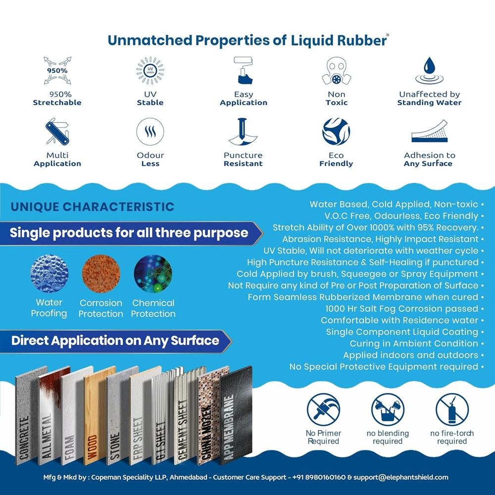 Elephant Shield Liquid Rubber - Feature: High Quality