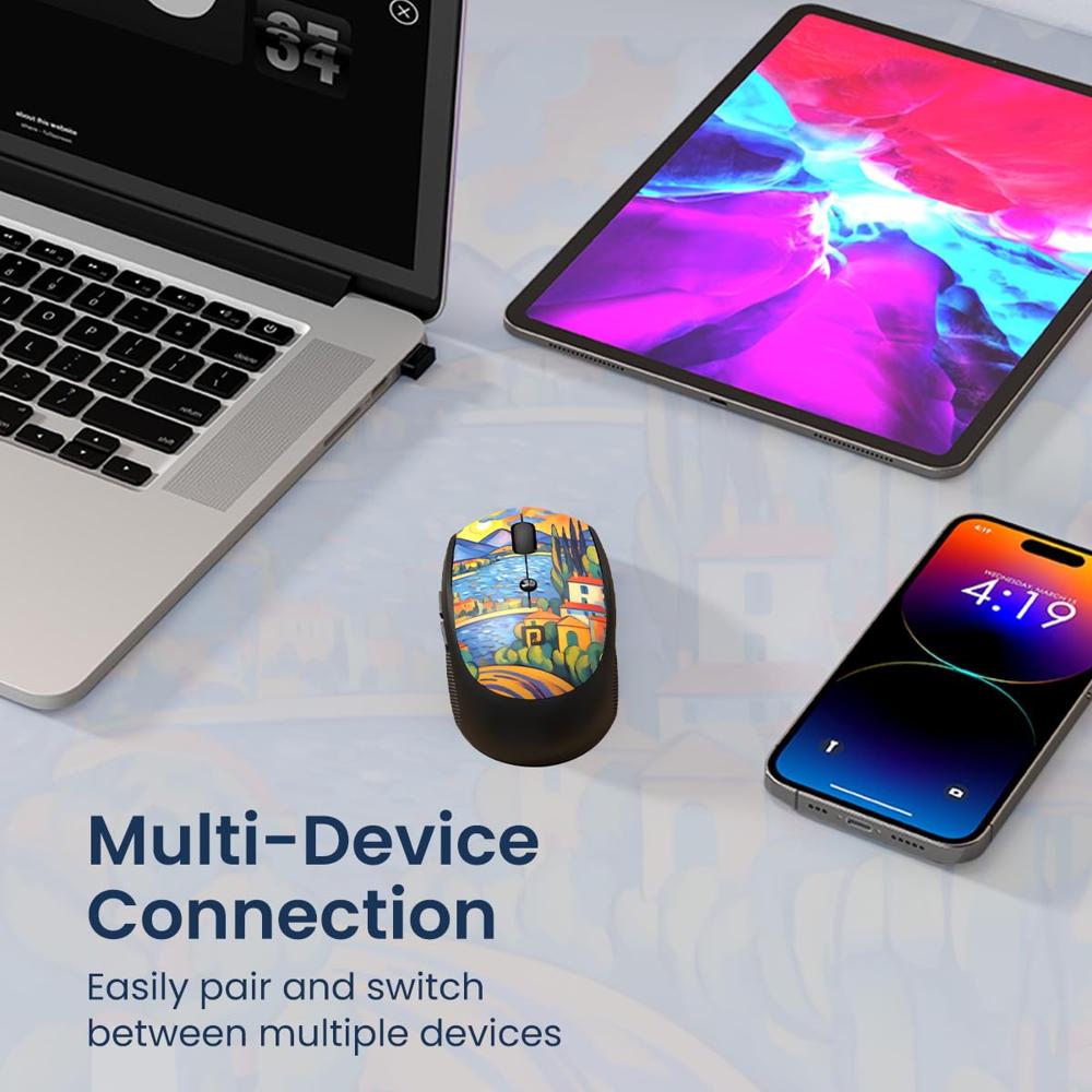 Portronics Toad III Plus Rechargeable Bluetooth Mouse