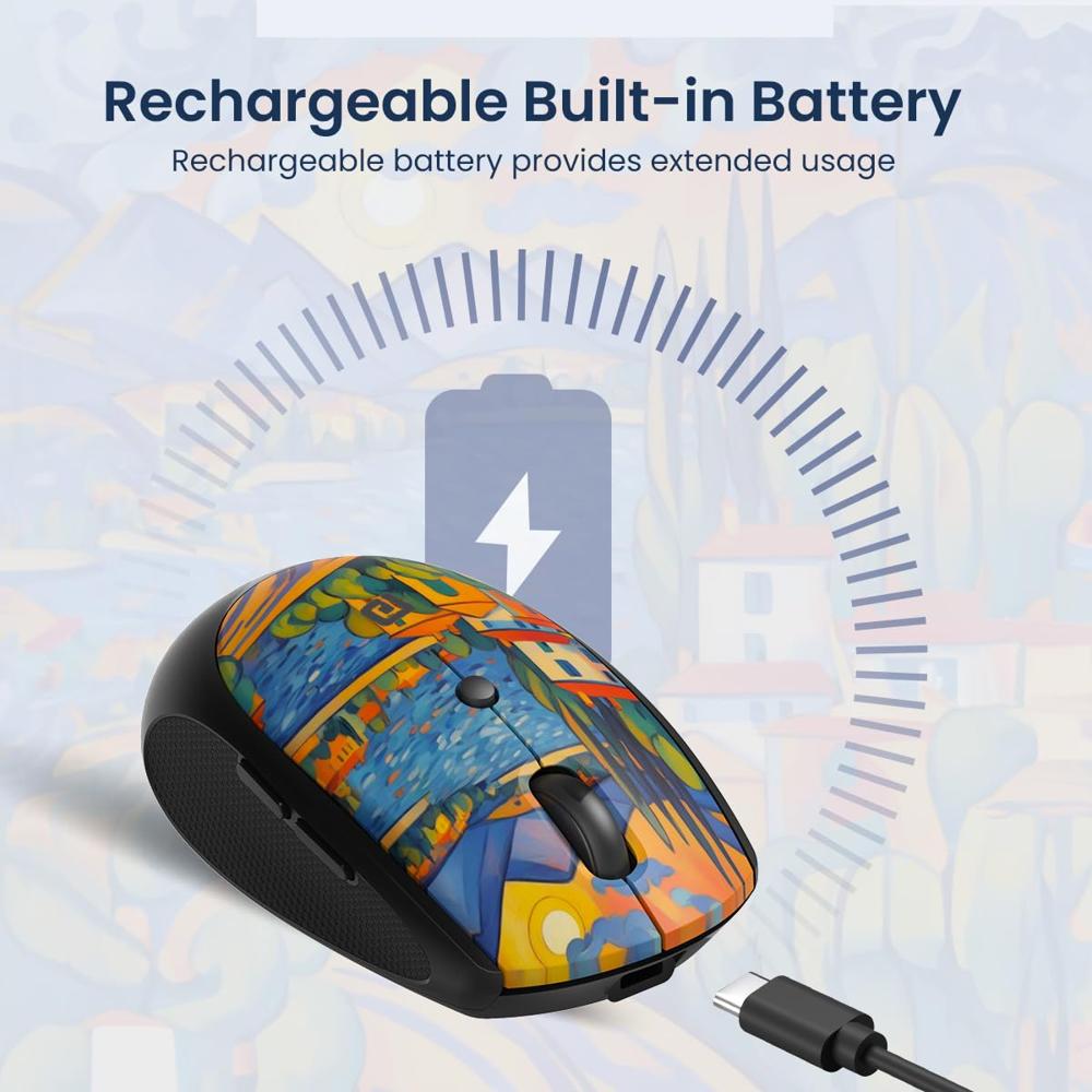 Portronics Toad III Plus Rechargeable Bluetooth Mouse